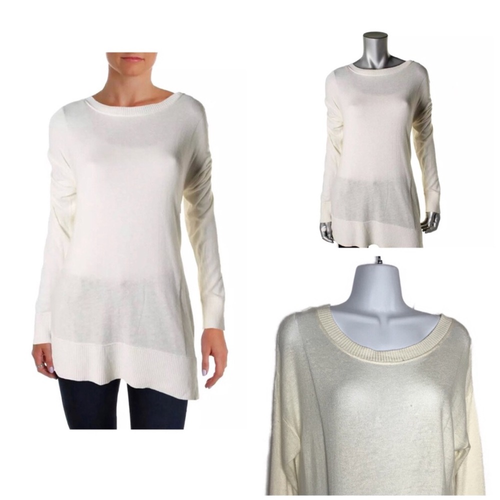 Love Scarlett Ivory Ribbed Sweater NWT Med